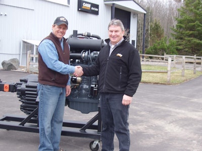 Case Donates Engine to NE WI Technical