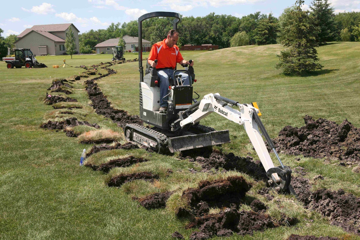 Equipment manager: Trenchers vs. compact excavators | Total Landscape Care