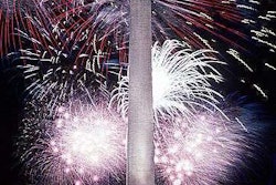 362px Fourth Of July Fireworks Behind The Washington Monument 1986
