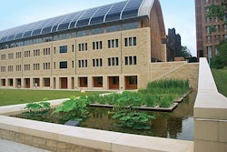 Nitsch Engineering designed this rainwater harvesting system for Yale’s Kroon Hall, which uses a water garden to filter water captured from the roof and grounds.