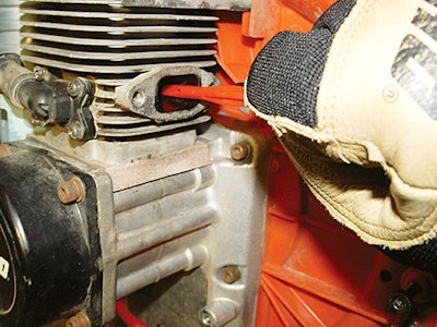 Check to make sure exhaust ports are clear.