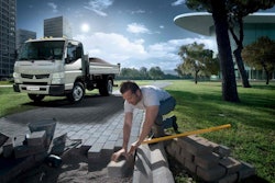 Mitsubishi Fuso Canter work truck offers lower cost-of-ownership.