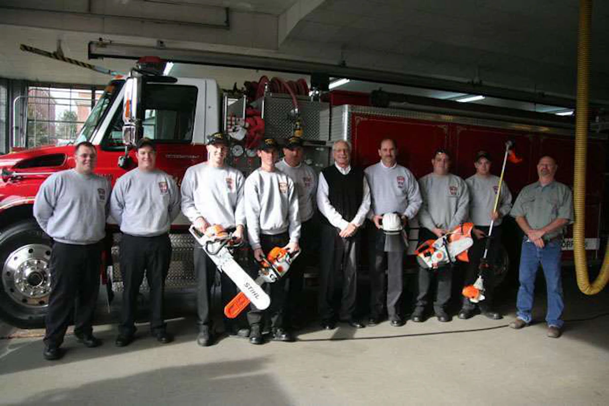 Stihl Gives Fire Department Tools | Total Landscape Care