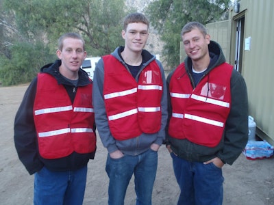 Justin West, Tom Gardocki and Chris Guins were all contestants on Discovery Channel’s show, “Machines of Glory.”