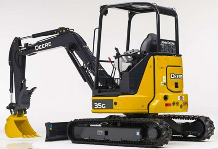 John Deere Reveals 35G Compact Excavator Total Landscape Care