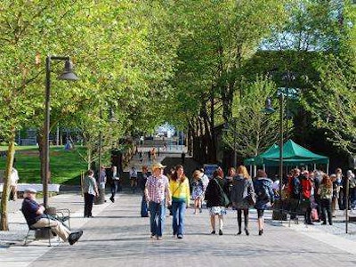 Theater Commons and Donnelly Gardens at Seattle Center