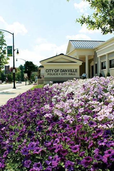 McAfee maintains these street-scapes in Danville, Kentucky, under a contract with the municipality.
