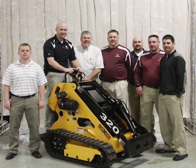 Morbark Tree Care Products Sales team; from left: Jeremy Beatty, Jason Showers, Casey Gross, Justin Longtin, Ryan Sanders, Kevin Kowallic, Kevin Edwards