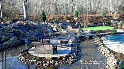 The English Lady Landscape