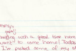 I enjoyed editing my work at a young age — and Tarzan stickers, apparently. I would have pasted the whole letter, except my younger cousin wouldn’t appreciate the embarrassing story I decided to share.