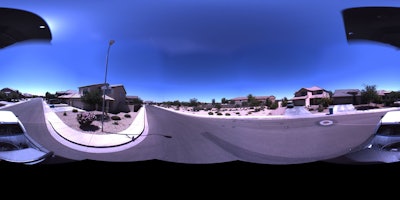 Image of the property in the southwest valley of Phoenix captured by the Topcon IP-S2 HD’s 360-degree digital camera.