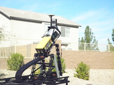 The IP-S2 HD mobile mapping system utilizes several redundant geospatial technologies, including LiDAR and GNSS, to provide the raw material for a point cloud and a robust GIS database.