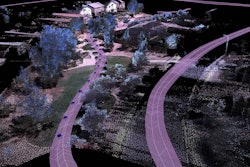 Point cloud of the property in the southwest valley of Phoenix generated by multiple mobile mapping geospatial technologies.