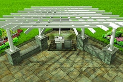 Cambridge Fan Shaped Pergola