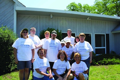 EYE Lighting International employees during United Way of Lake County Day of Caring 2013.