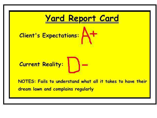 Report Card Yard