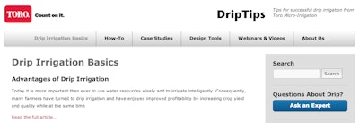 DripTips.Toro.com