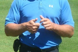 Bob Slater of LRBRA member Southern NH Concrete Construction explains tournament rules at the 2012 LRBRA Charity Golf Tournament. The 9th Annual Charity Golf Tournament is set for Thursday, August 15th 2013 at the Ridgewood Country Club in Moultonborough, New Hampshire.
