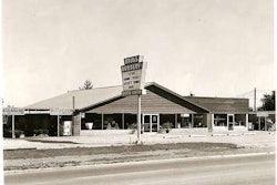 Pictured is the original garden store in 1958 that was located in Lombard, Illinois.