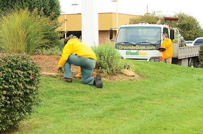 The Grounds Guys, another landscape franchise company, offers services including landscape management, irrigation, outdoor lighting and snow/ice removal.