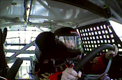 Nothing could break my concentration while racing at the Atlanta Motor Speedway.