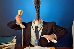 Workplace burnout illustration