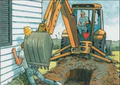 Backhoe Safety Watch