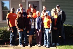 Volunteers from the Home Depot gave Phyllis Powell’s home a landscaping makeover to thank her for maintaining Crest Hill’s veterans’ memorial. (Photo: CBS)