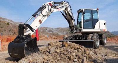 TW110 Compact Wheeled Excavator