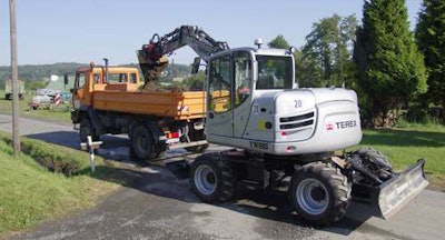 TW85 Compact Wheeled Excavator