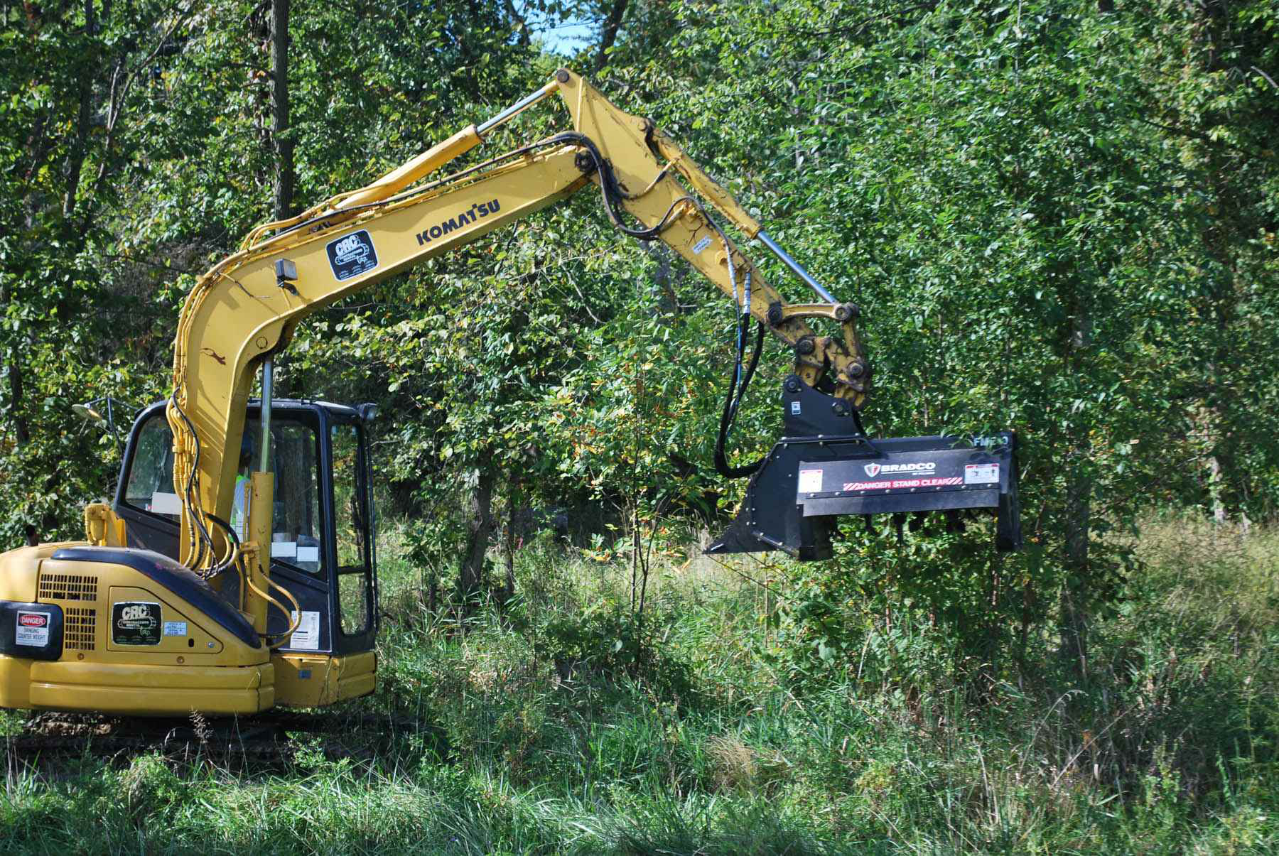 Bradco Flail Mower_In Action