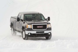 GMC-pickup-snow-drivng