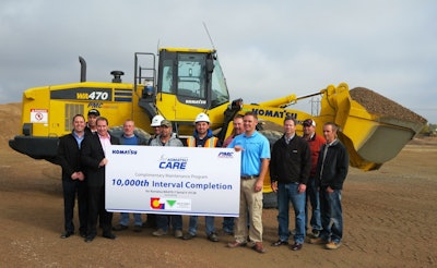 Komatsu Care 10000 service interval