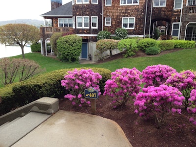 Total Turf prides itself on the service they provide to home owner associations. This HOA sits on the banks of the Hudson River.