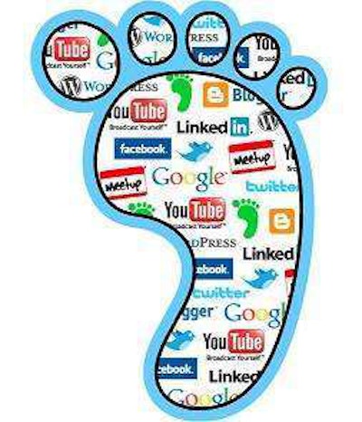 You leave a digital footprint with everything you post and share online.