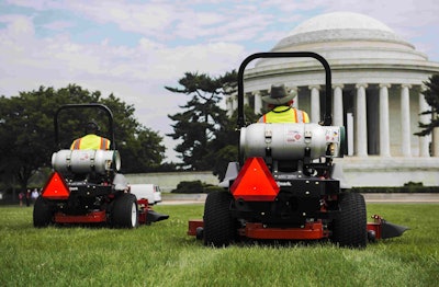 Propane-Autogas-Fueled Mowers Launch at The Thomas Jefferson Memorial