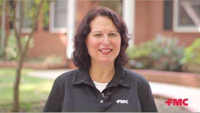 Lauren Wilson, Technical Service Representative for FMC and a licensed commercial applicator