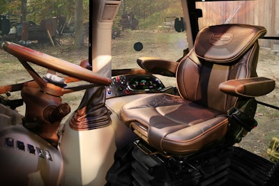 CASE 580 Super N Wide Track Ram Laramie Longhorn-Inspired Interior