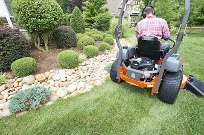 Watch out for obstacles, such as rocks and limbs, that can damage the blade or mower. Larger objects can throw the deck off, which will affect the cut.