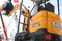 Sany SY16C compact excavator