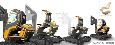 Volvo-@-CONEXPO-GaiaX-compact-excavator-concepts