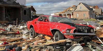 Image from Nov. 17, 2013 tornado that hit Central Illinois. Photo: The Huffington Post