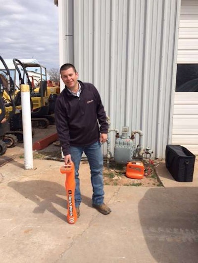 Brent Zerr, Ditch Witch of Oklahoma, was awarded Top Electronics Salesman