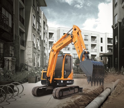 Hyundai Construction Compact Radius Excavator