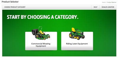 John Deere Product Selector Tool