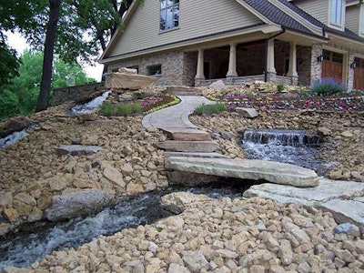 Details are important to Hanson, which is why this two-pump waterfall project had every rock laid by hand.