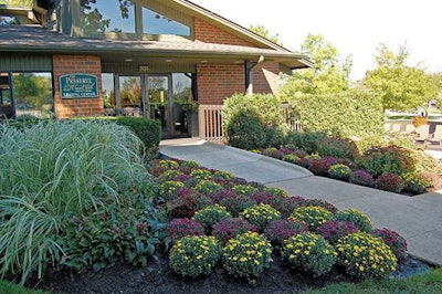 By offering a variety of services, including commercial maintenance, Hanson Landscape can accomplish a variety of projects, like this fall commercial flower planting at one of its jobsites.