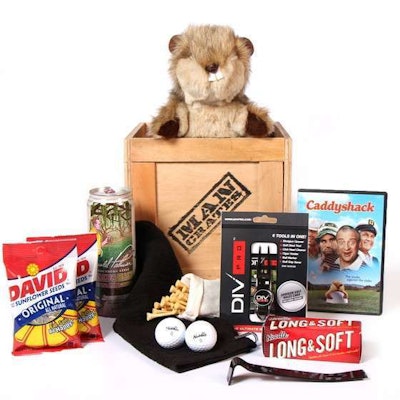 Does your dad love spending weekends on the greens? Send him a crate with Caddyshack and other must-have golf items.