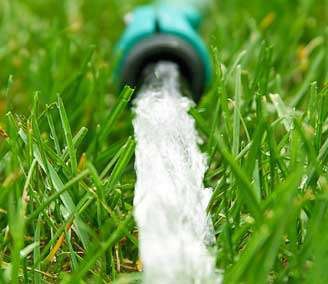 Hose Spouting Water