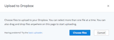 Choose Photos Dropbox